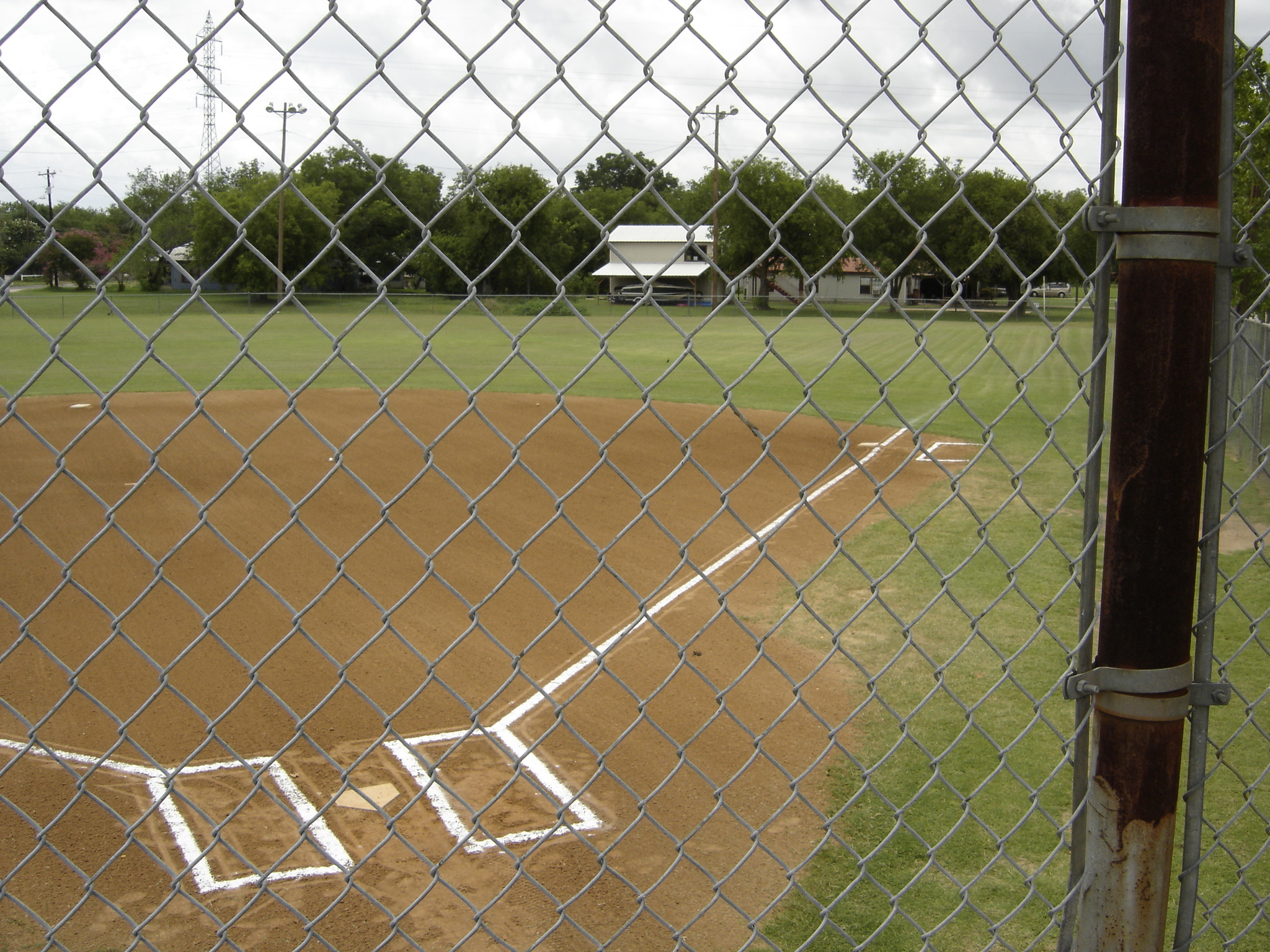 Johnson Park Ball Field First Baseline
