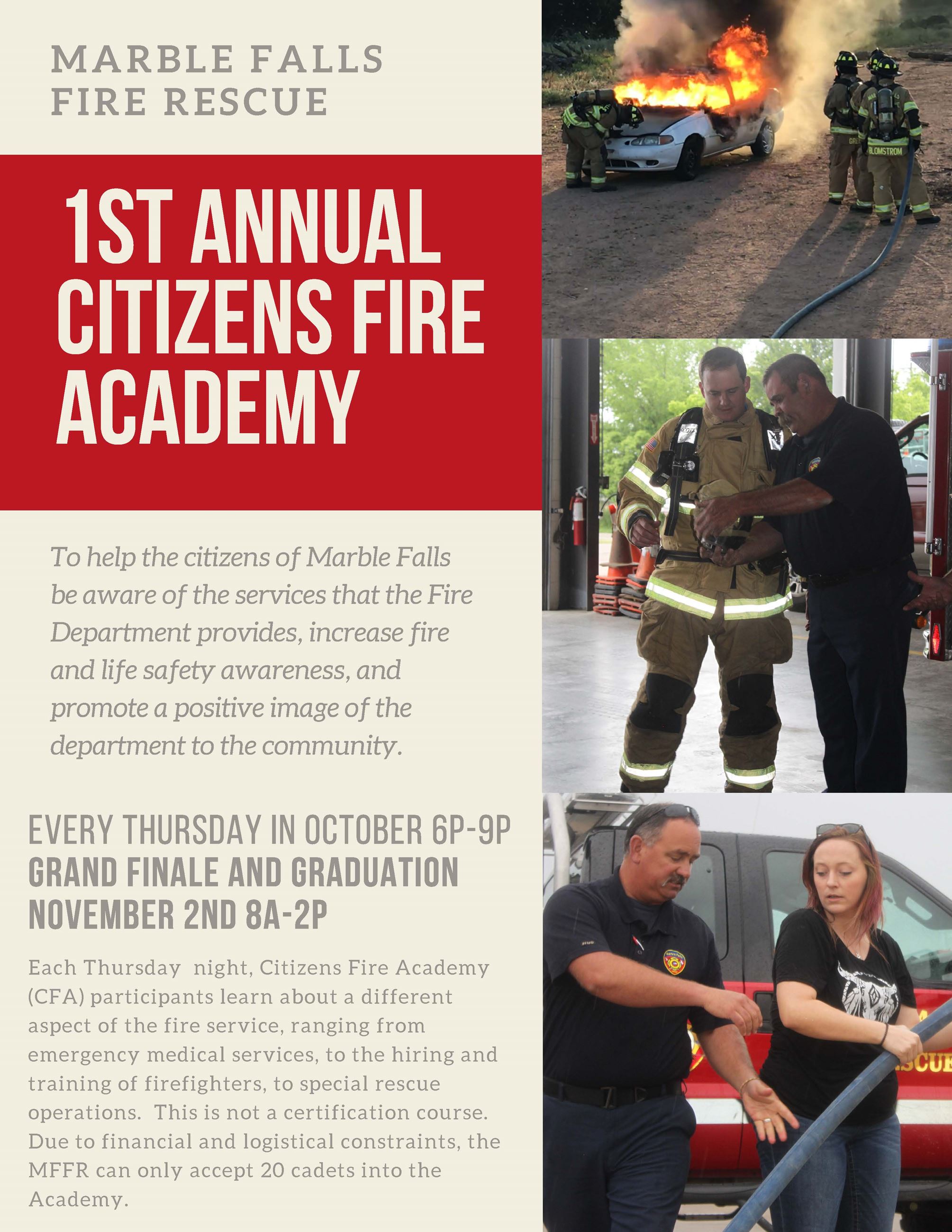 Citizens Fire Academy