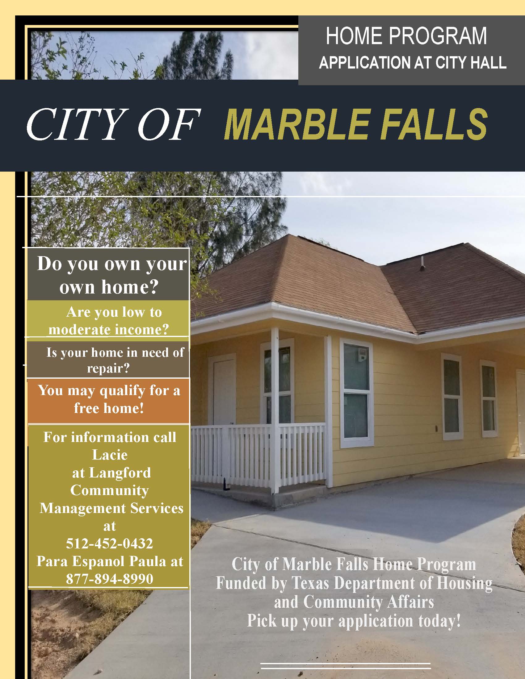 HOME Program Flyer