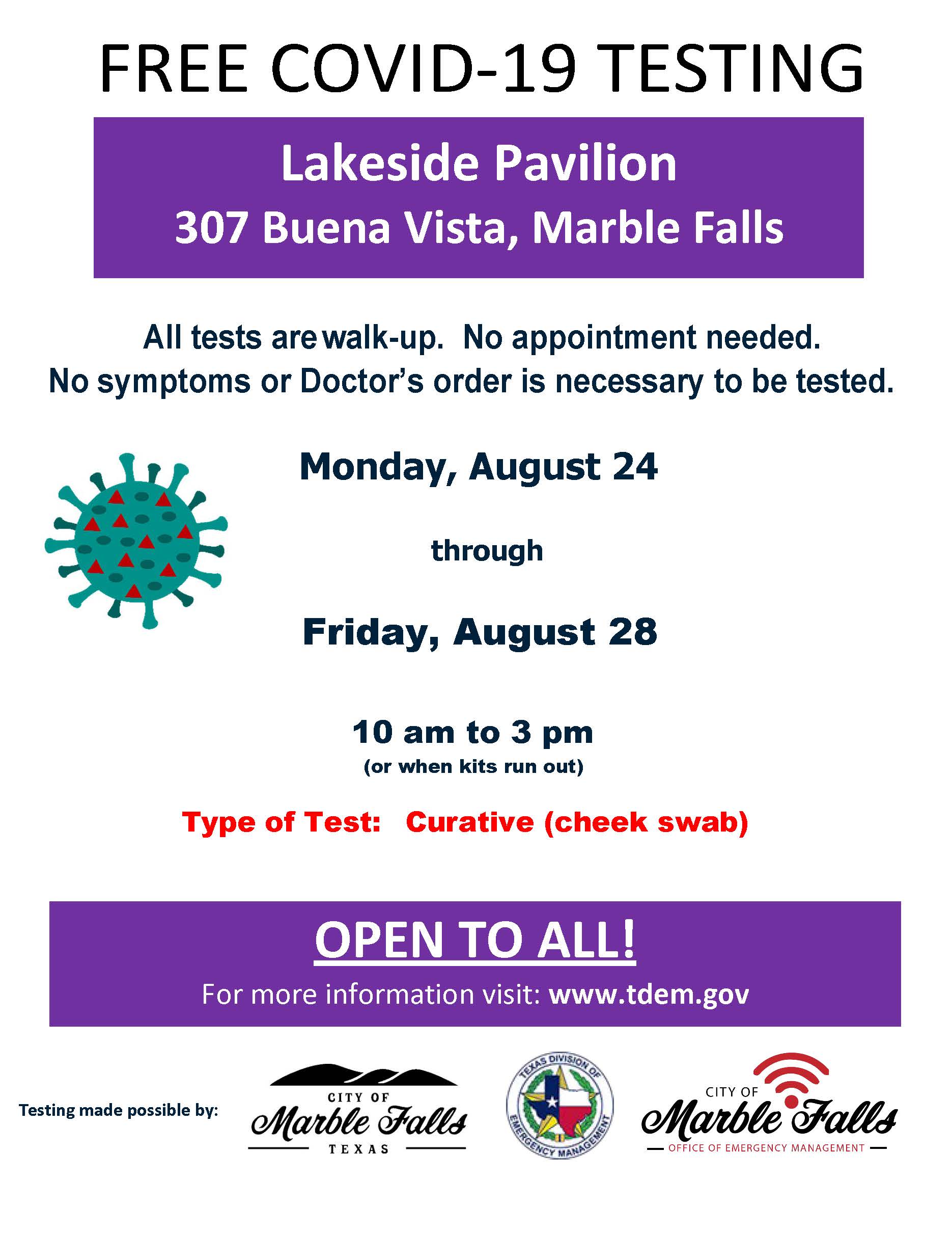 COVID Testing Notice