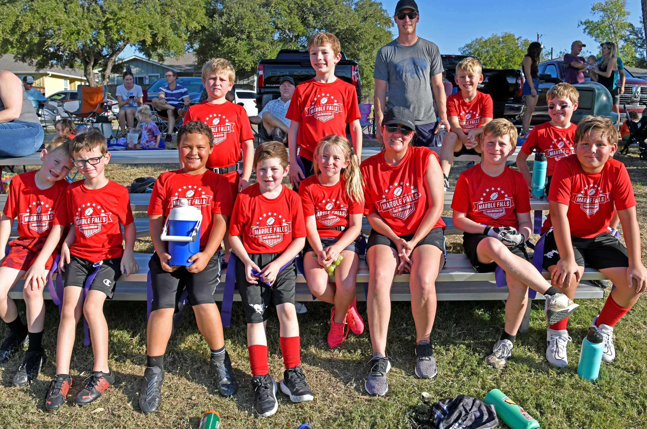 8U Team Picture - Red Tigers
