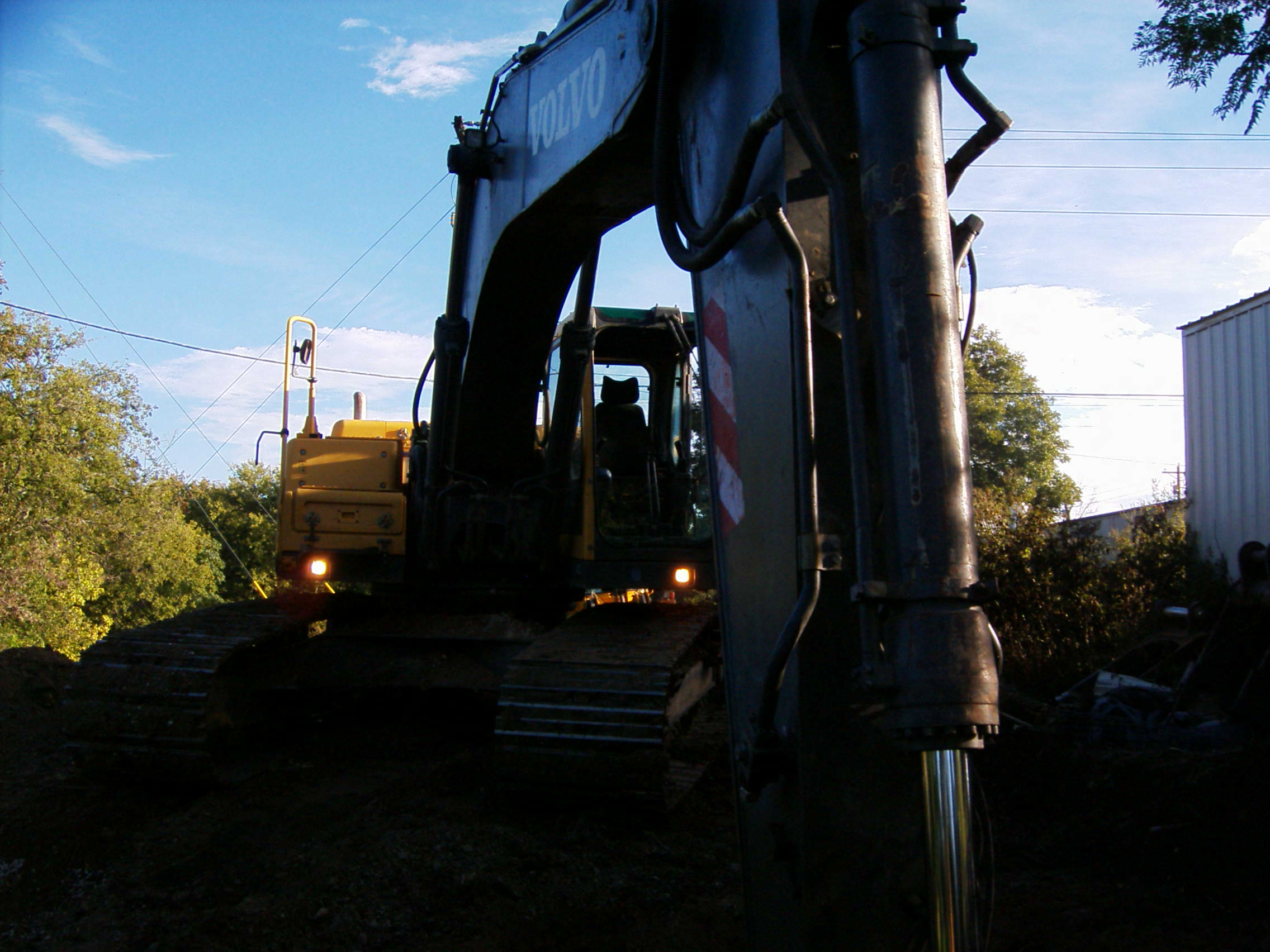 Volvo Equipment at work site